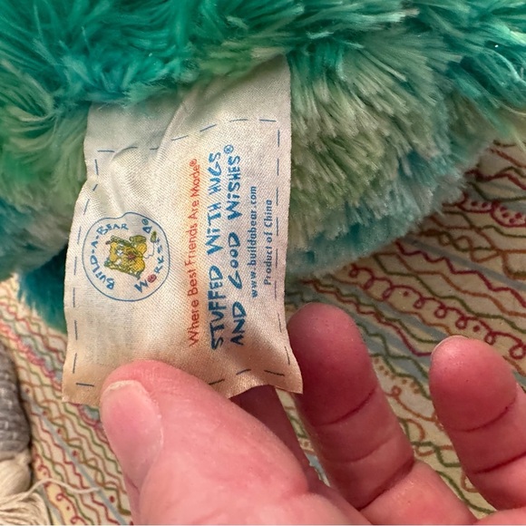 Build A Bear Green N Blue Daisy Plush W Sparkle Summer Retired 2007 - Picture 5 of 8